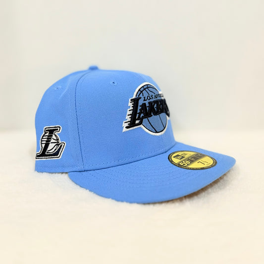 New Era exclusive 59FIFTY blue Los Angeles Lakers